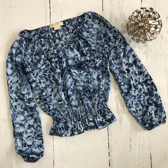 Michael Kors Tops - Michael Kors Blue Blouse
